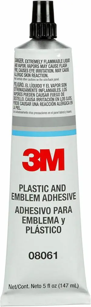 3M Automotive Plastic and Emblem Adhesive (5 oz Tube)