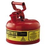 Justrite Corp. 7120100 - Galvanized Steel, Type I Red Safety Can (1 gal / 4L)